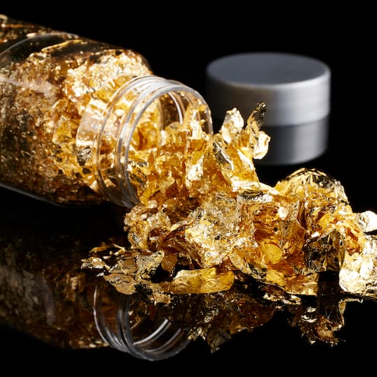 12 Pack: Gold Foil Specialty Glitter Flakes by Recollections™